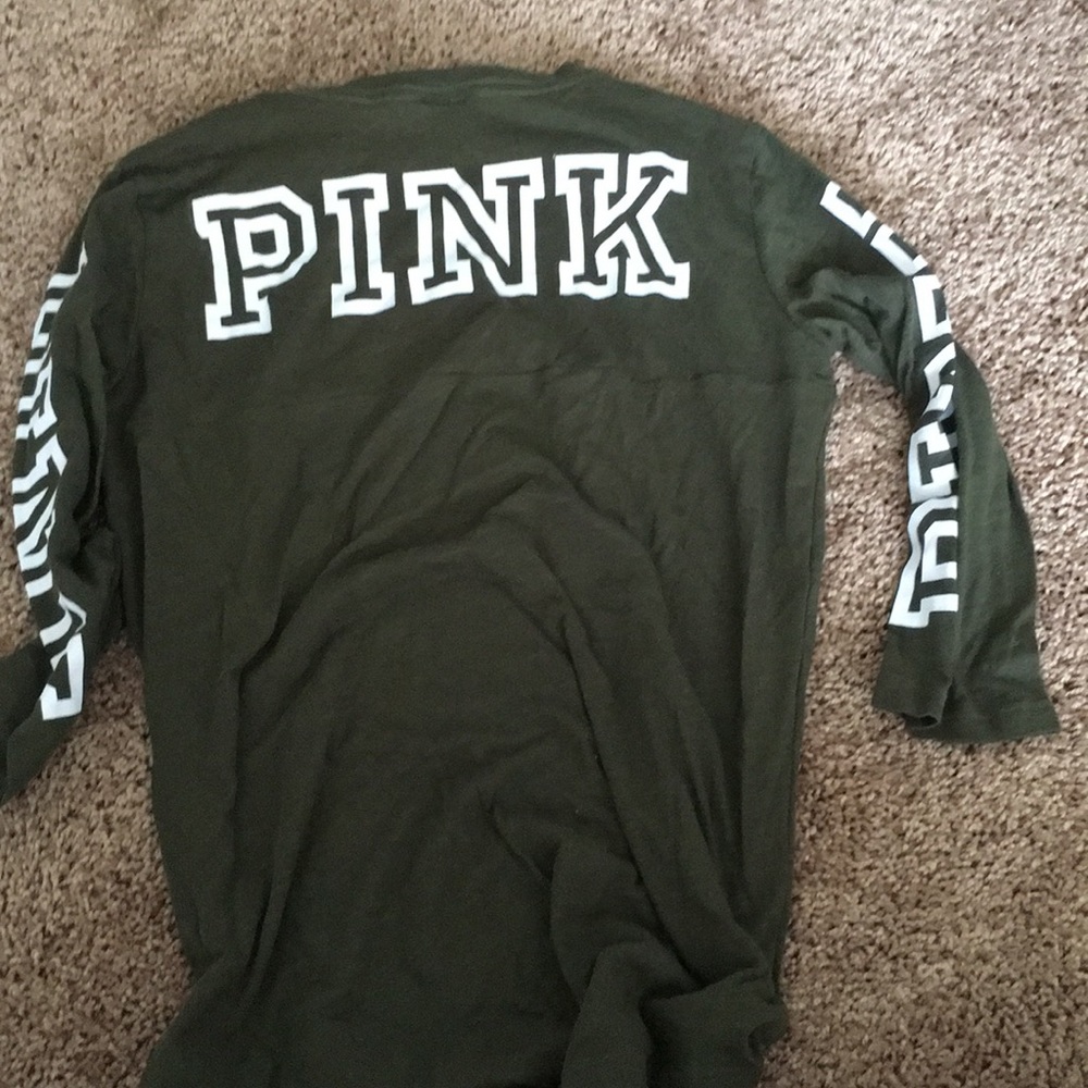 Army Green Long Sleeve Top